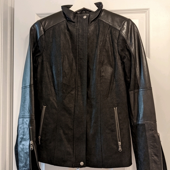 Danier Jackets & Blazers - NWOT Vintage leather + suede Danier moto jacket